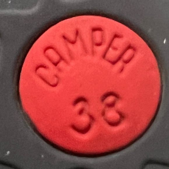 Camper Damas Green Navy Tropical Wedge Platform Sandals Women’s EU 38 US 7.5 - Picture 14 of 16